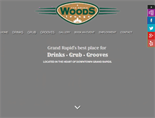 Tablet Screenshot of grandwoodslounge.com